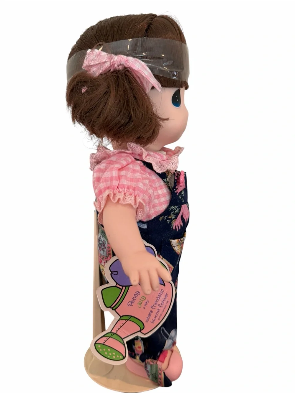Precious Moments Pansy July Doll Garden of Friendship 1st Edition w/ Box